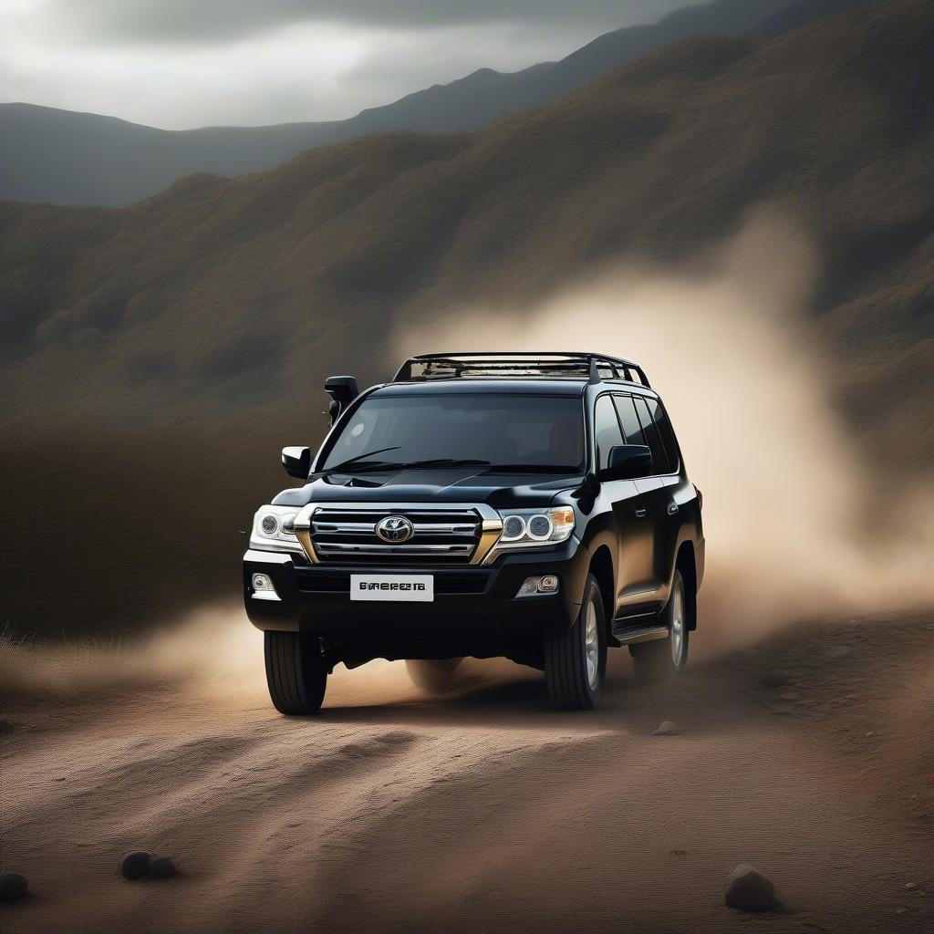 Land Cruiser Diesel vượt địa hình off-road đầy thách thức