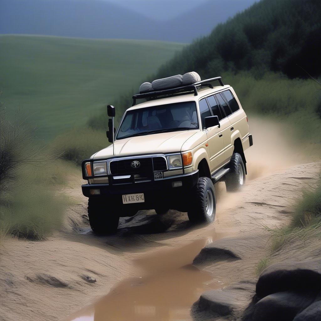 Khả năng off-road của Land Cruiser máy dầu 93-97