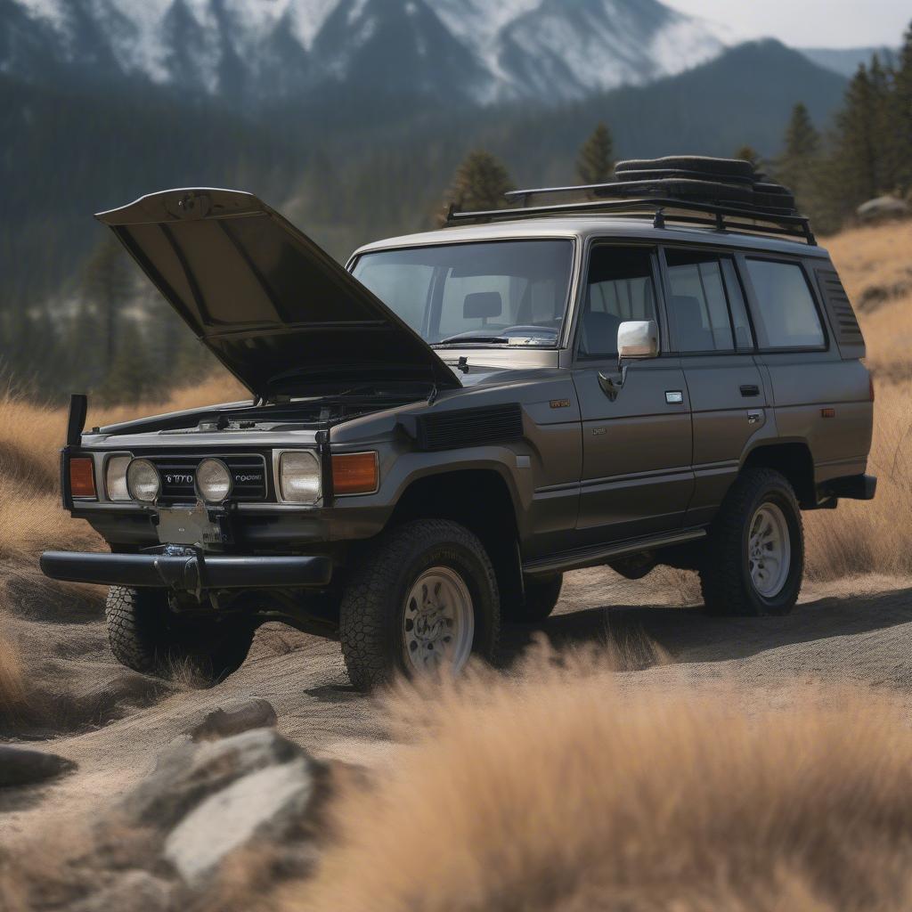 Land Cruiser Toyota 1988: Thiết kế ngoại thất