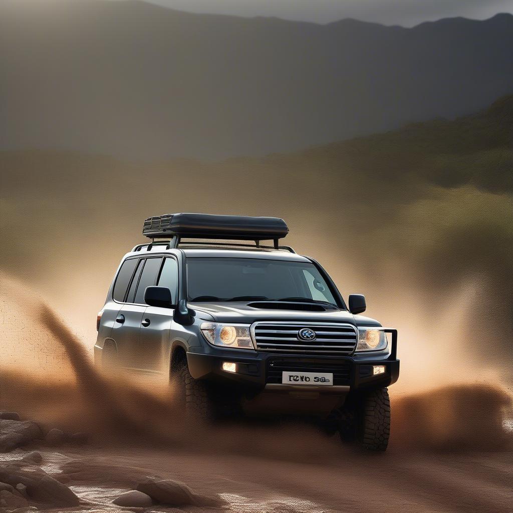 Land Cruiser VXR chinh phục địa hình off-road