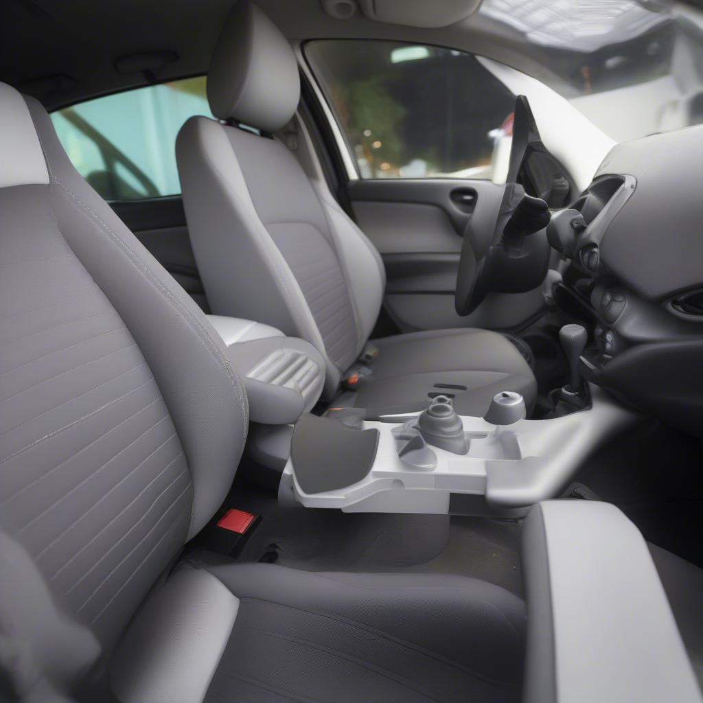 Lắp đặt armrest cho Toyota Wigo