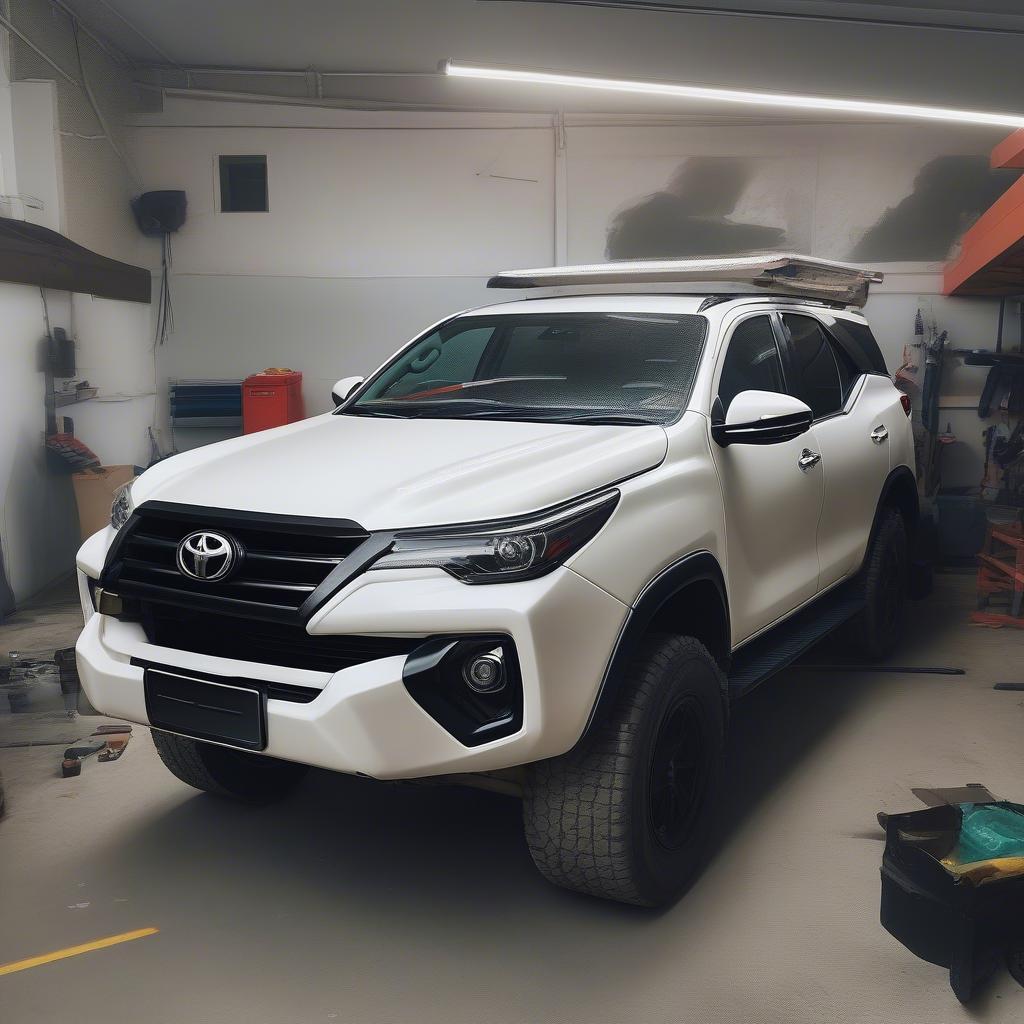 Lắp Đặt Bodykit Ativus Fortuner