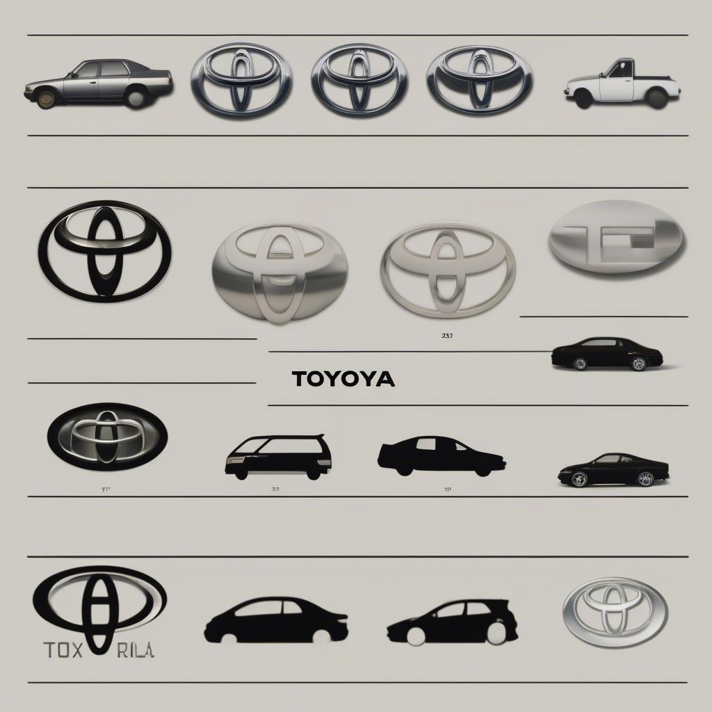 Lịch sử phát triển logo Toyota