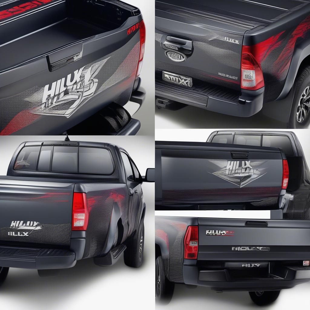 Lựa chọn tem dán hilux tailgate decals phù hợp với phong cách của bạn