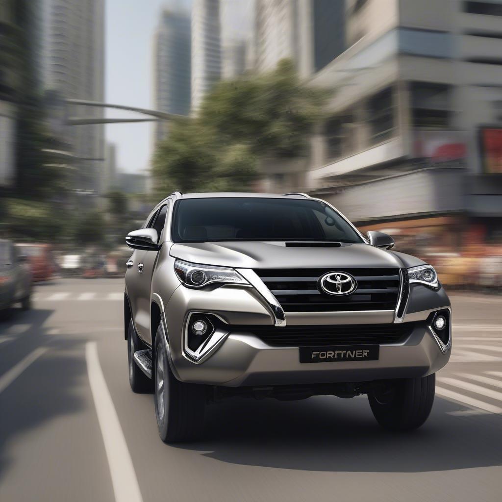 Mức tiêu hao nhiên liệu Fortuner 2.7 trong đô thị