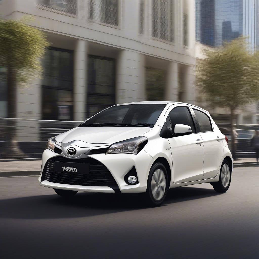 Toyota New Yaris Màu Trắng Thanh Lịch