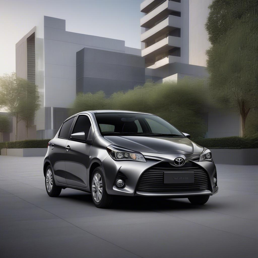 Toyota New Yaris Màu Xám Sang Trọng và Huyền Bí