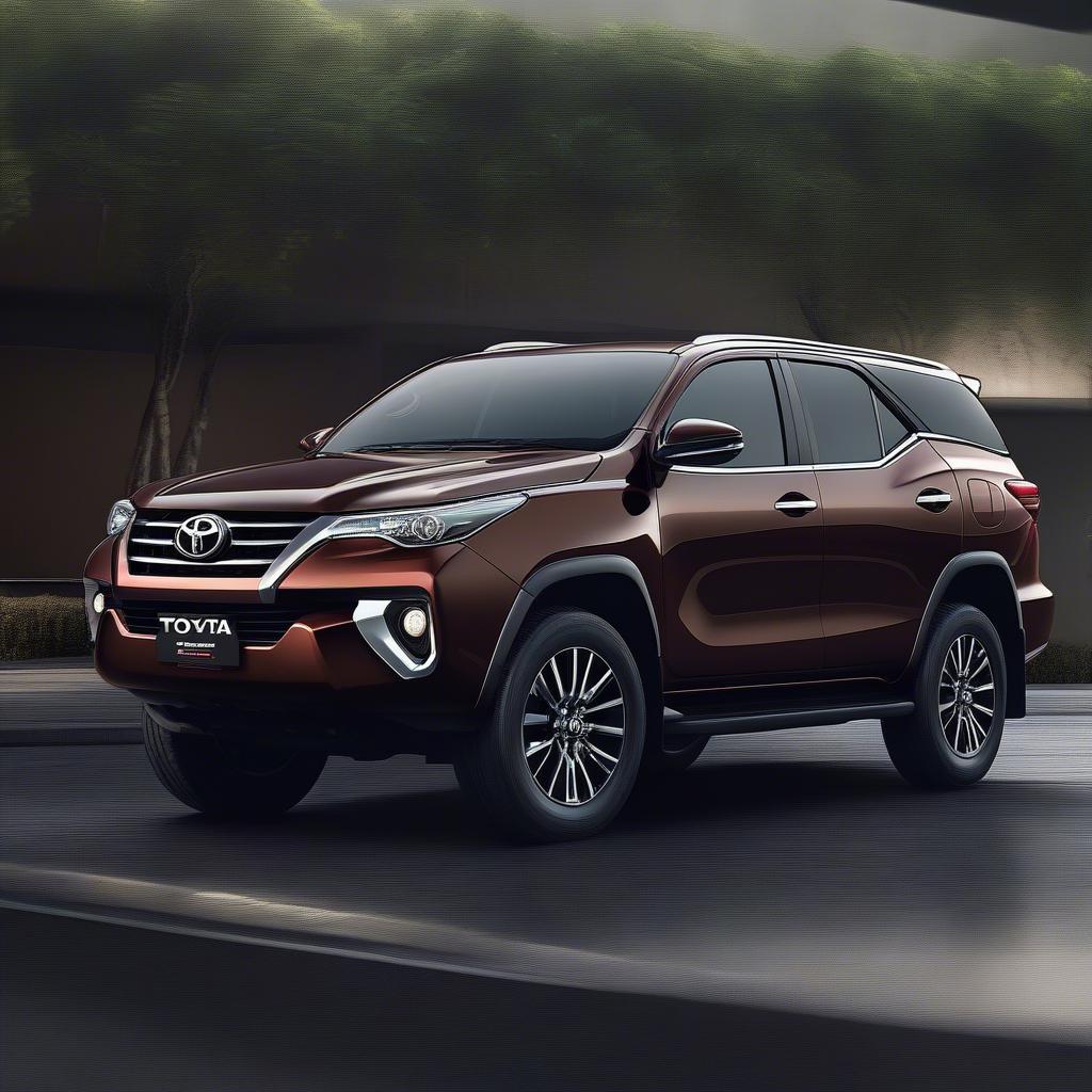 Ngoại thất Fortuner 2017 mạnh mẽ và hiện đại