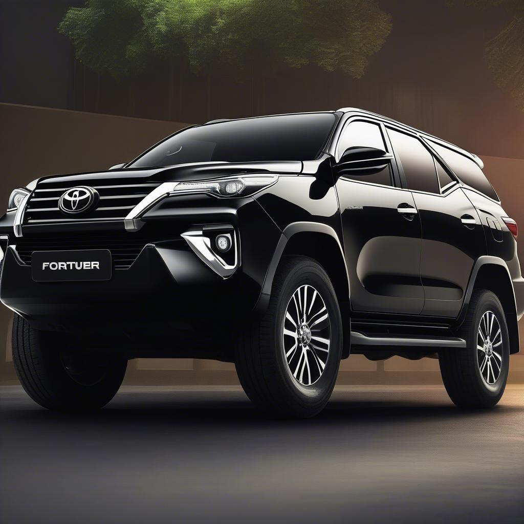 Ngoại thất hiện đại của Toyota Fortuner 2017