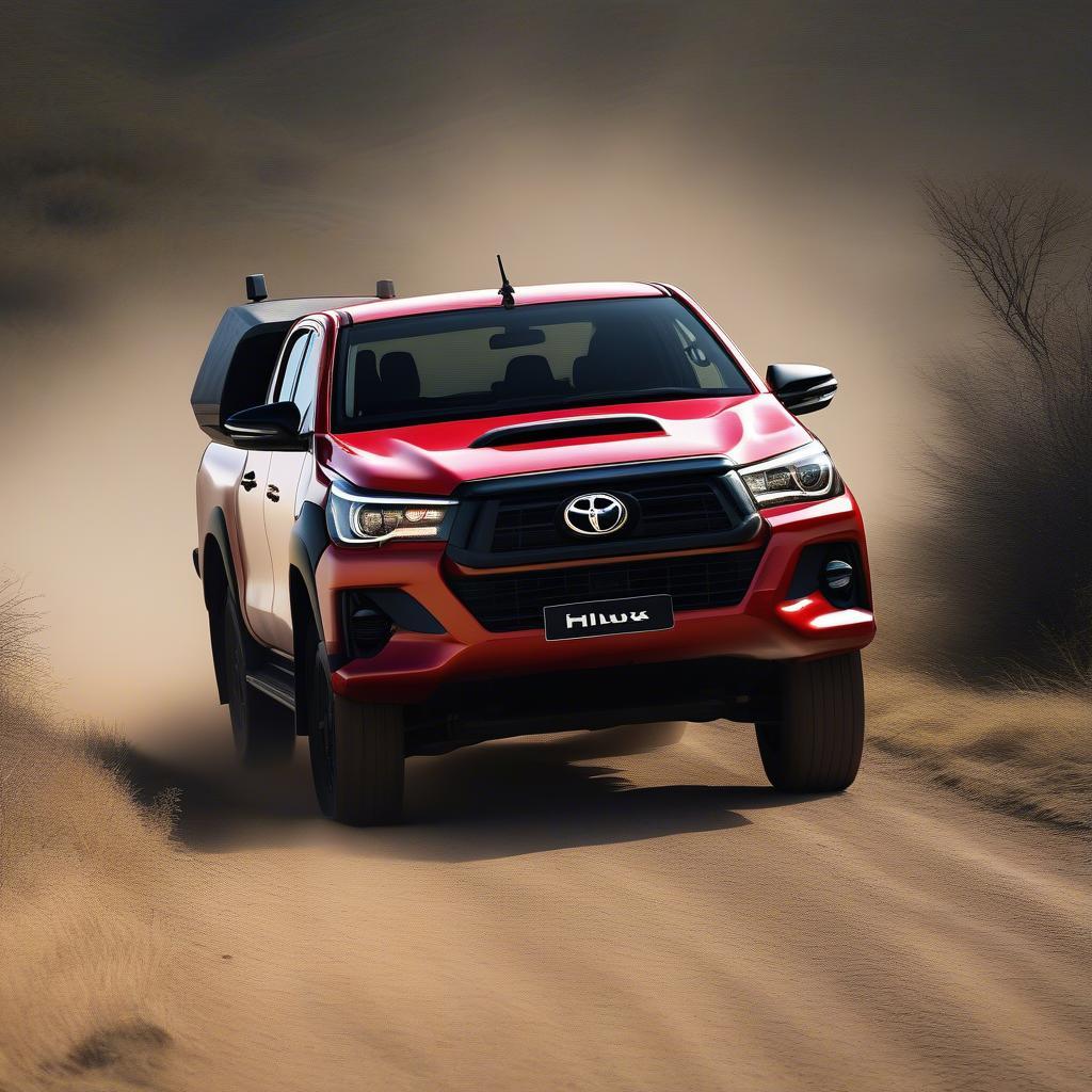 Ngoại thất hiện đại của Toyota Hilux 2020 V6