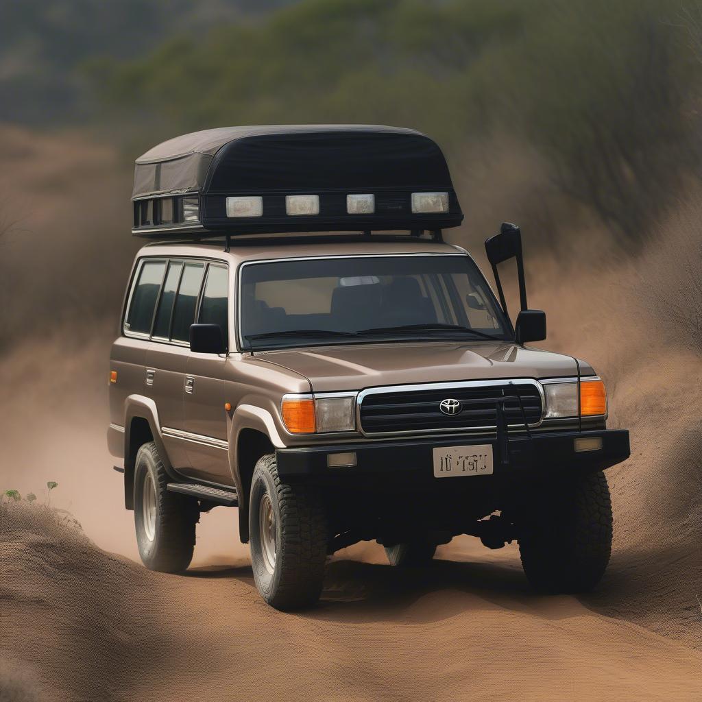 Ngoại thất Land Cruiser 1993 mang đậm phong cách off-road cổ điển