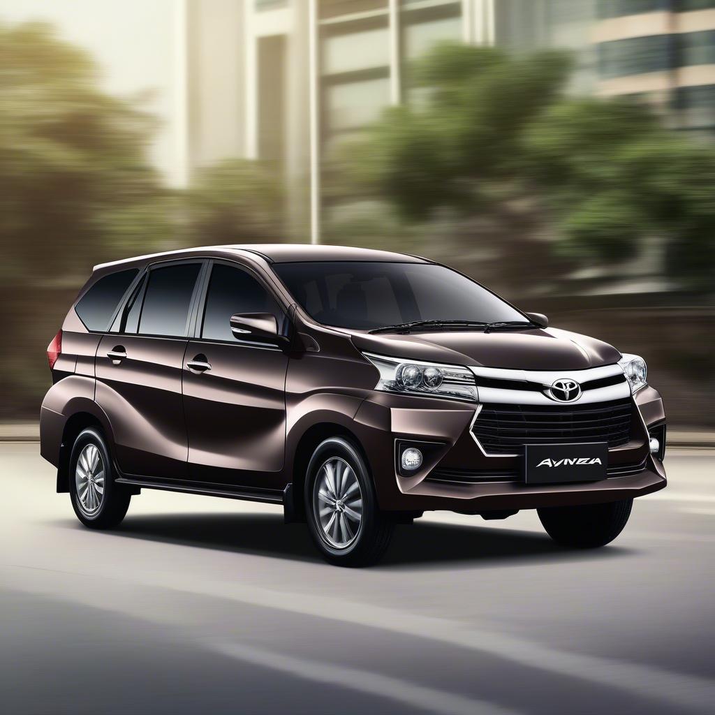 Ngoại thất Toyota Avanza 2018 với thiết kế hiện đại, lưới tản nhiệt cỡ lớn và cụm đèn pha sắc nét.