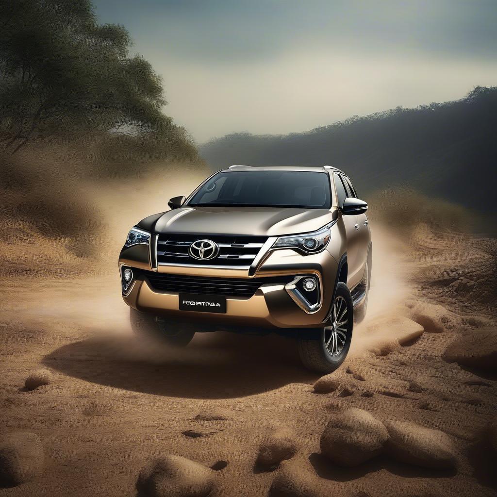 Ngoại thất Toyota Fortuner 2017 mạnh mẽ và nam tính