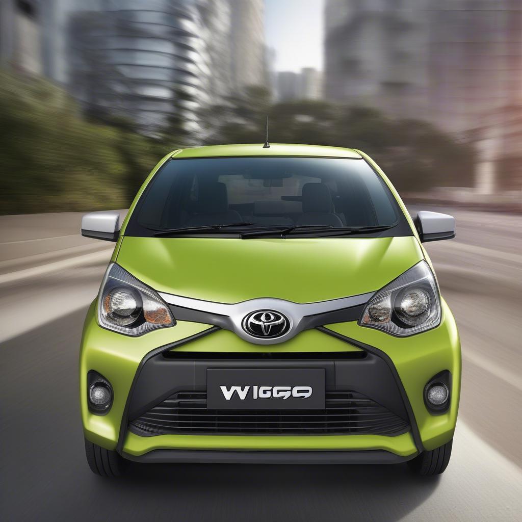 Ngoại thất Toyota Wigo AT trẻ trung, năng động