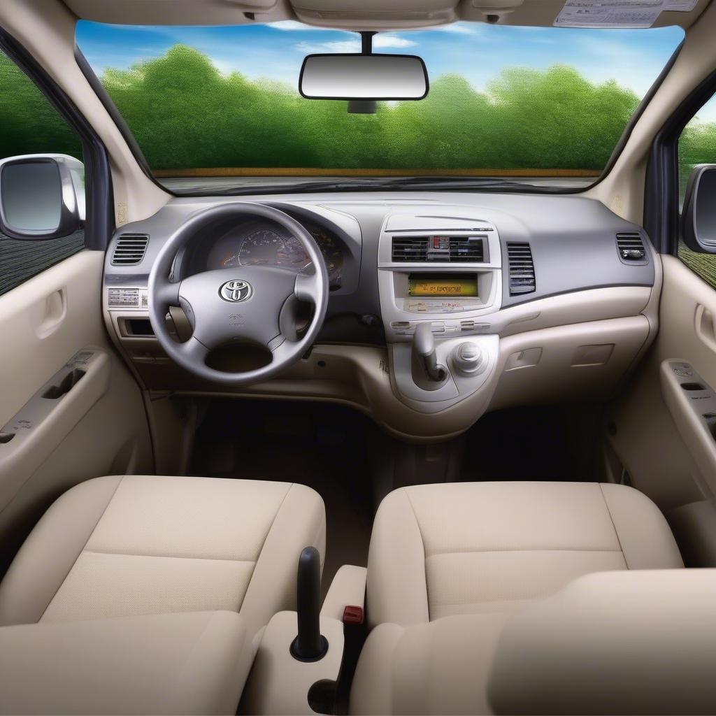 Nội thất Toyota Innova 2009