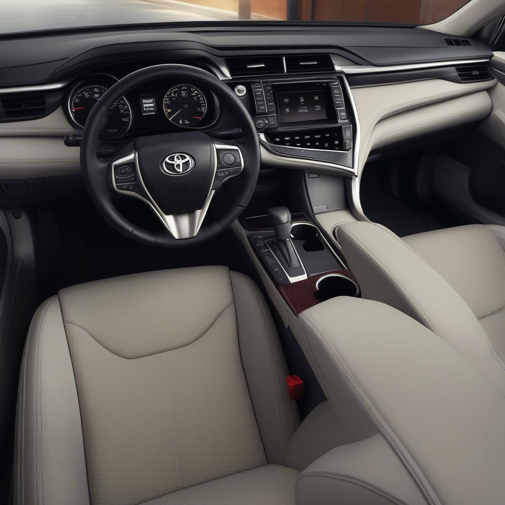 Nội thất rộng rãi của Toyota Camry