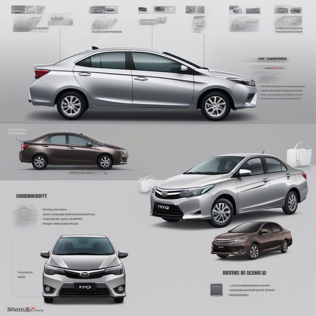 Nội thất và tiện nghi của Toyota Vios và Honda City