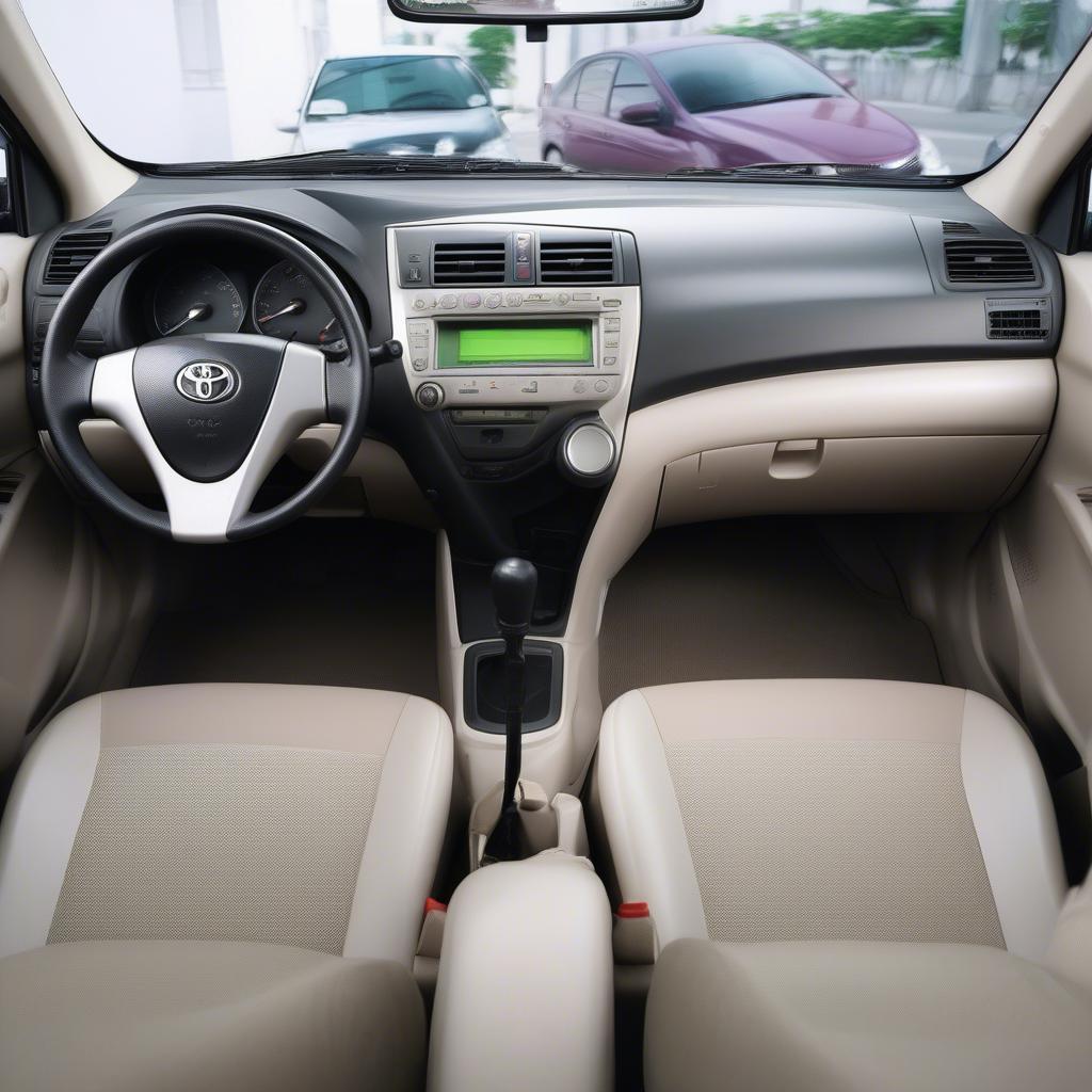 Nội thất Toyota Vios 2005