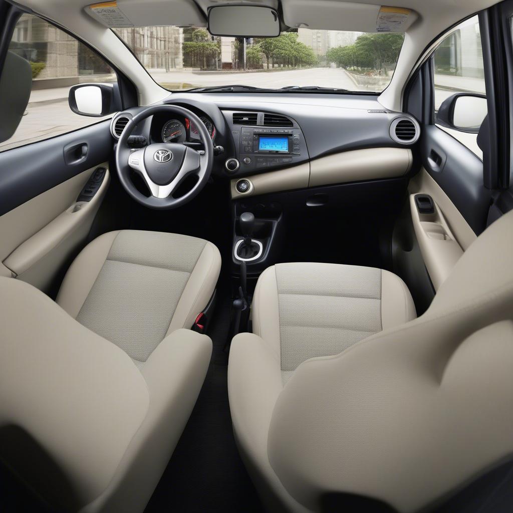 Nội thất Toyota Yaris 2012 S