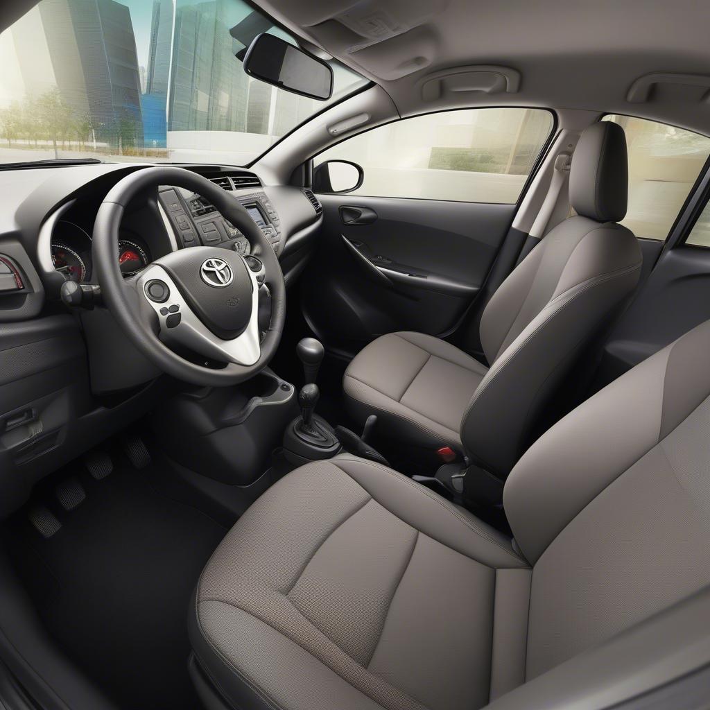 Nội thất Toyota Yaris 2014