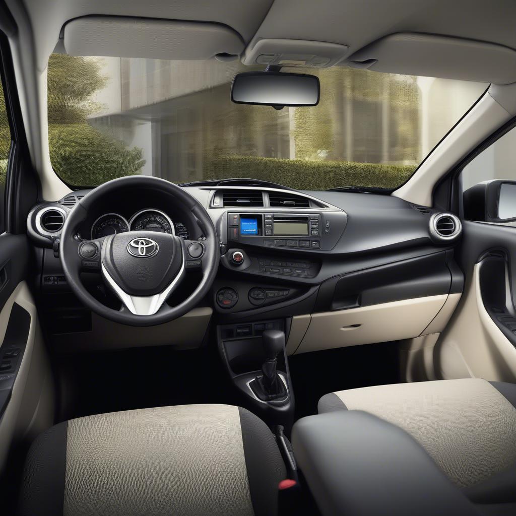 Nội thất Toyota Yaris 2015