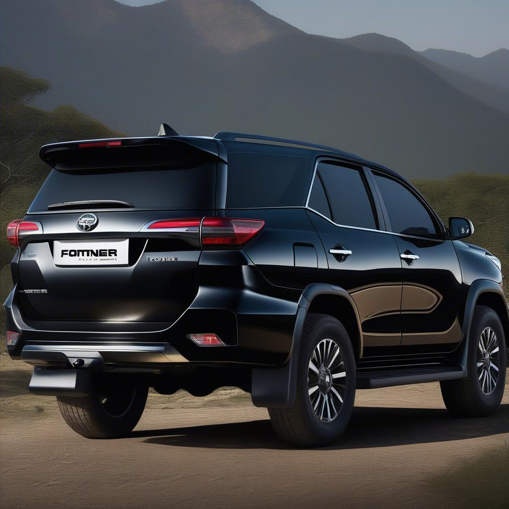 Ốp cốp sau Fortuner nâng tầm xế cưng