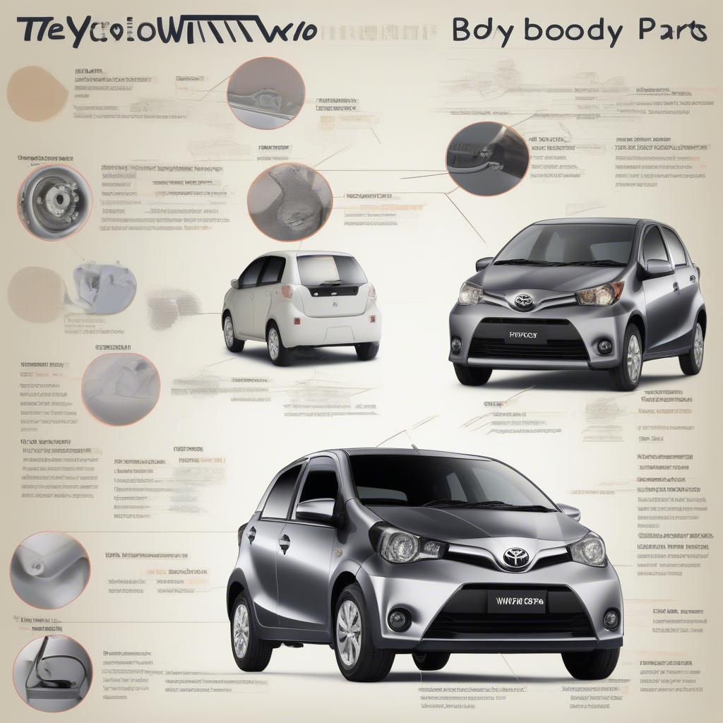 Phân loại phụ tùng Toyota Wigo