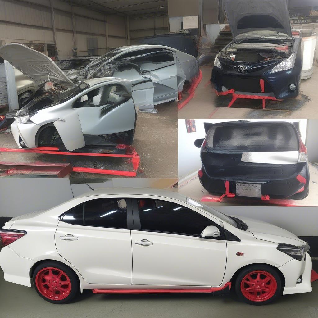 Quy Trình Lắp Đặt Bodykit Vios 2016