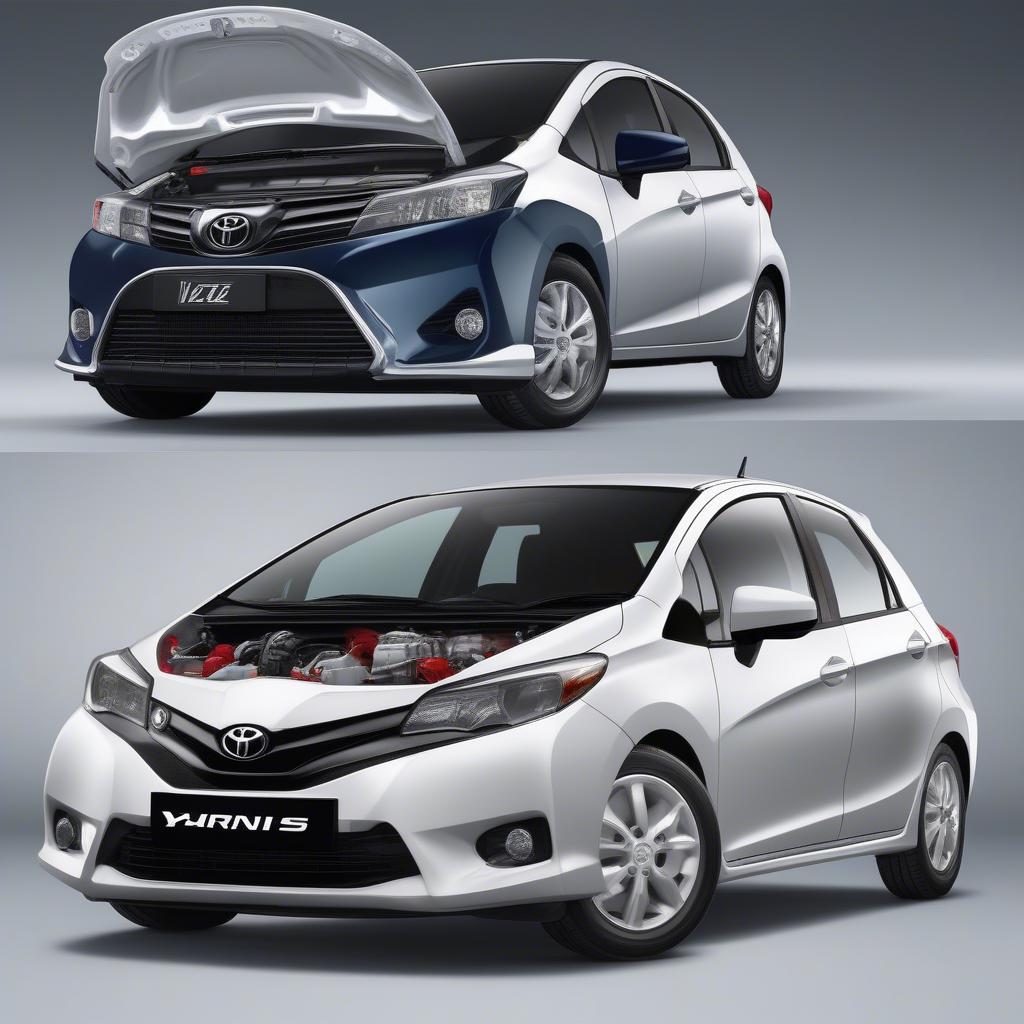 So sánh động cơ Toyota Yaris và Honda Jazz