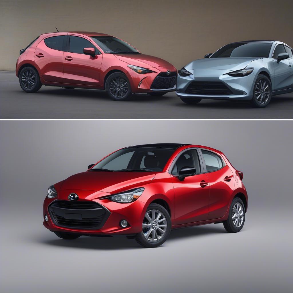 So sánh ngoại hình Toyota Yaris 2020 và Mazda 2