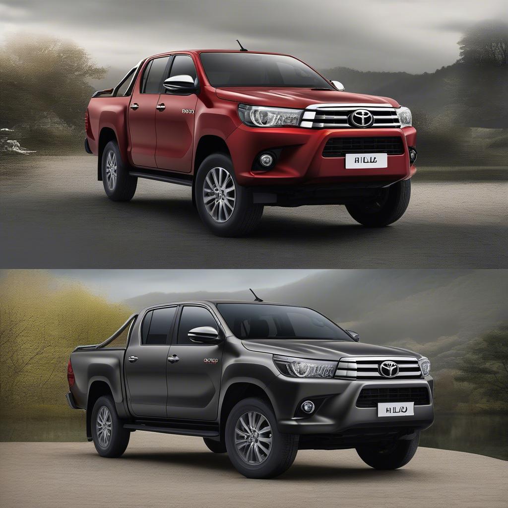 So sánh ngoại thất Hilux 2017 và 2013