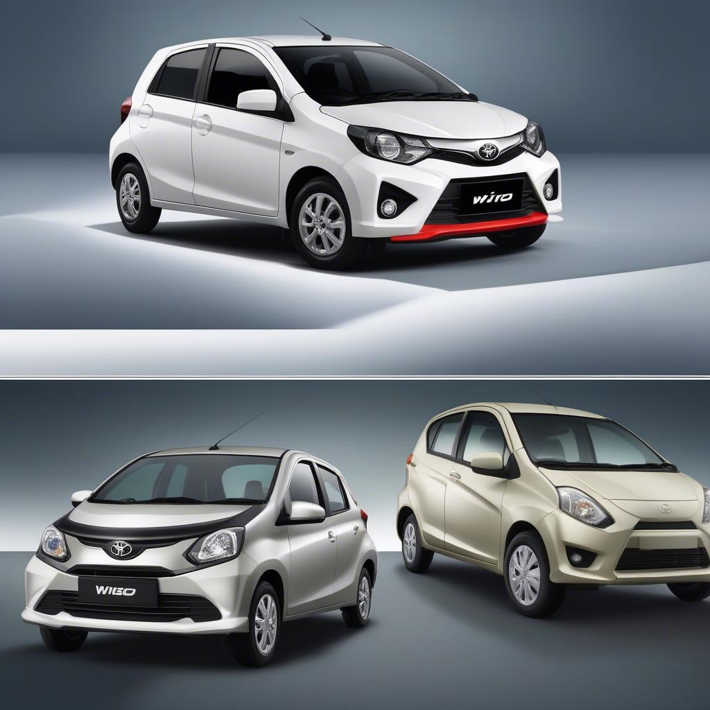 So sánh ngoại thất Toyota Wigo và Honda Brio