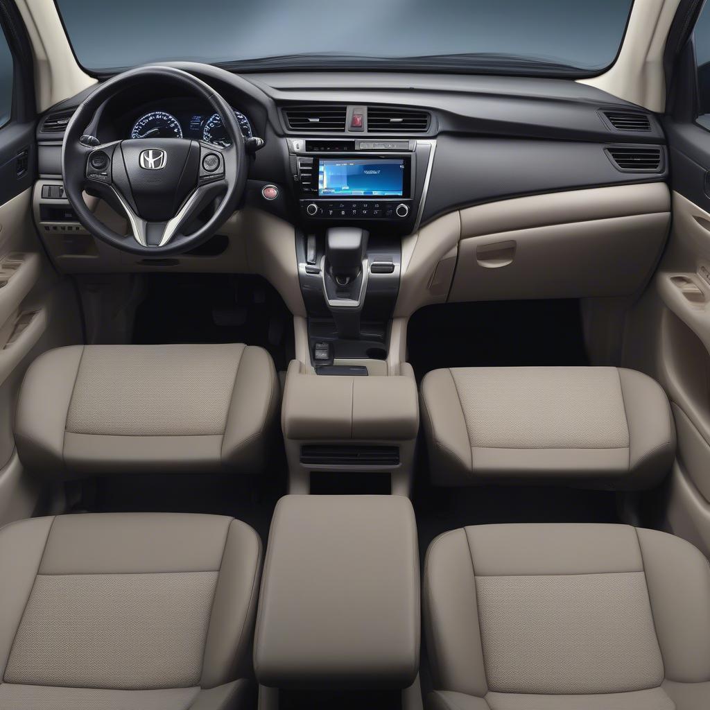 So sánh nội thất CRV và Fortuner