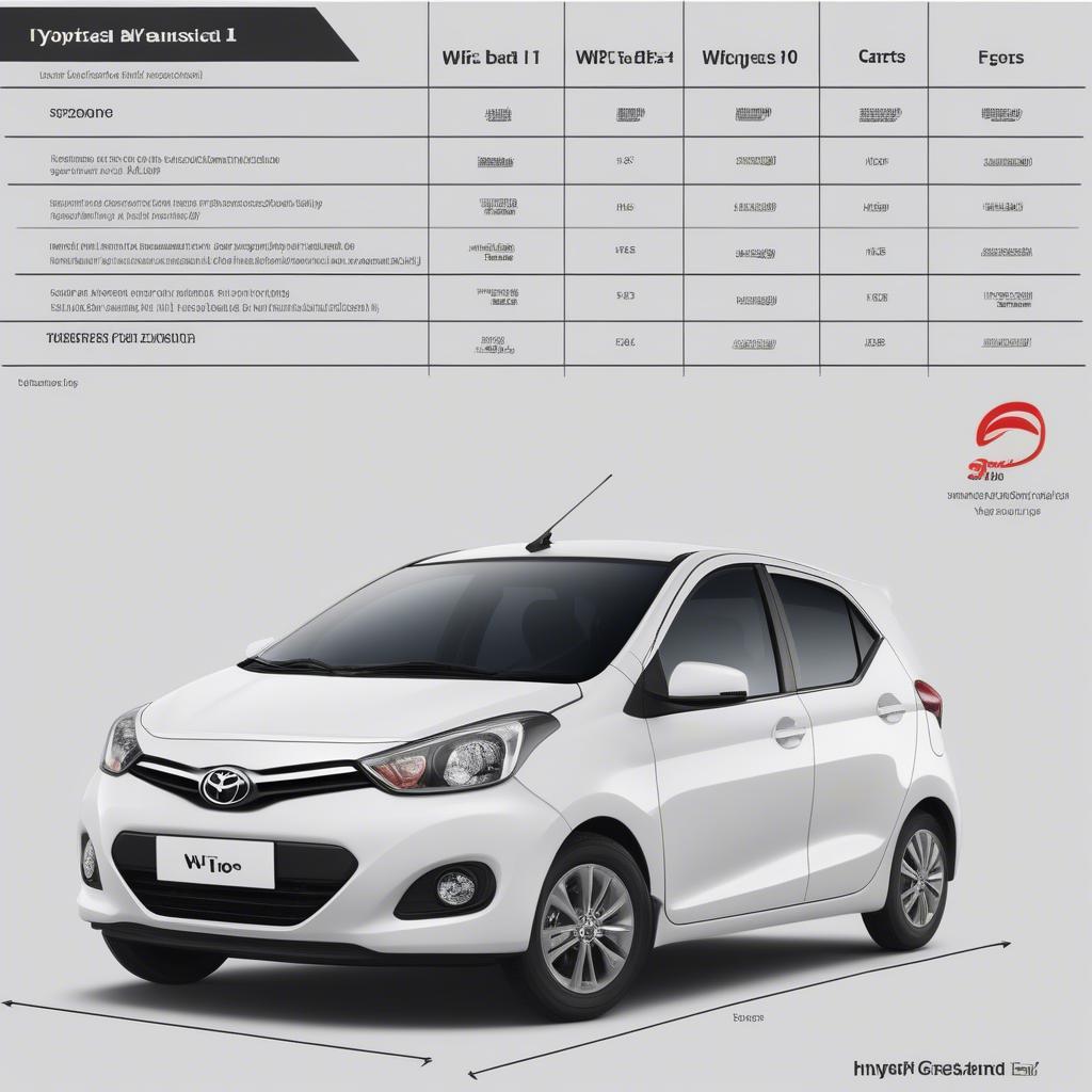 So sánh thông số kỹ thuật Toyota Wigo và Hyundai Grand i10