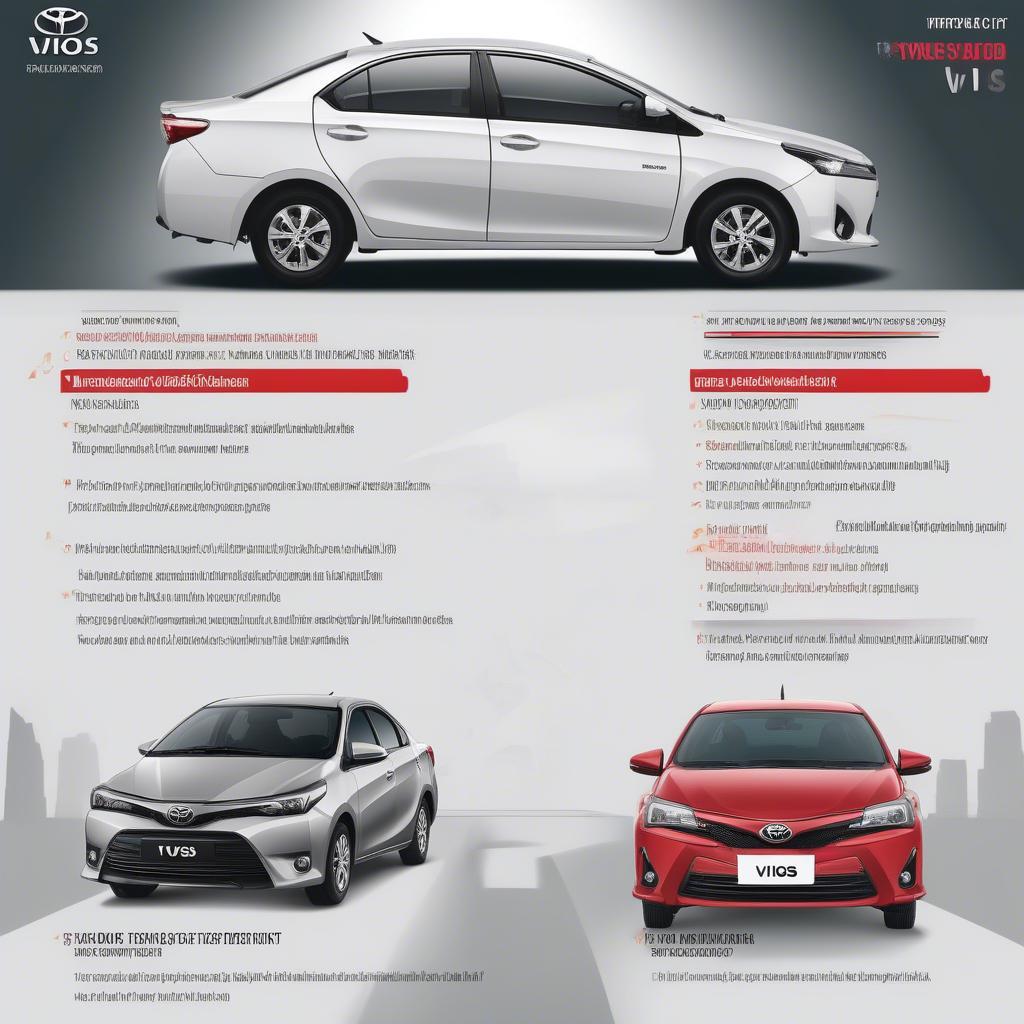 So sánh Vios E CVT và Vios Thường