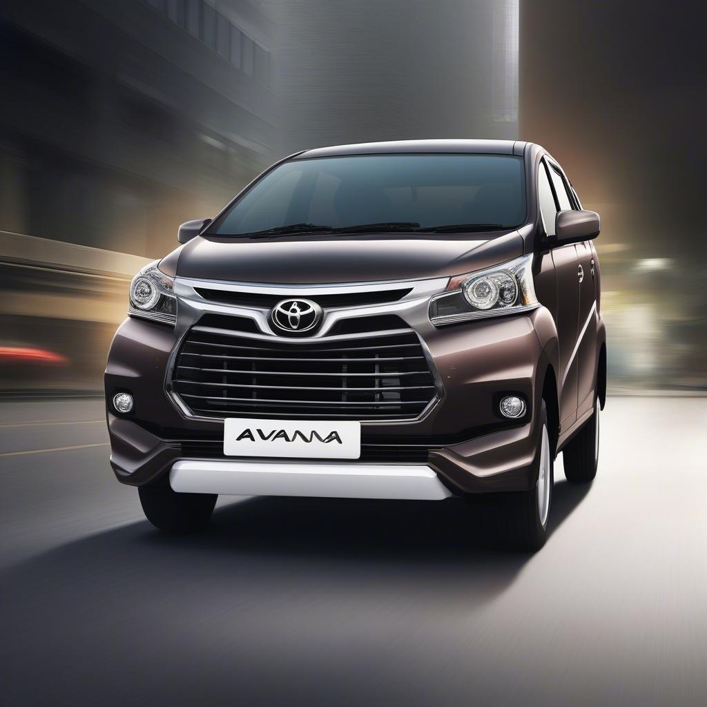 Thiết kế đầu xe Toyota Avanza 2019 hiện đại với lưới tản nhiệt lớn, đèn pha sắc nét, đèn sương mù tinh tế.