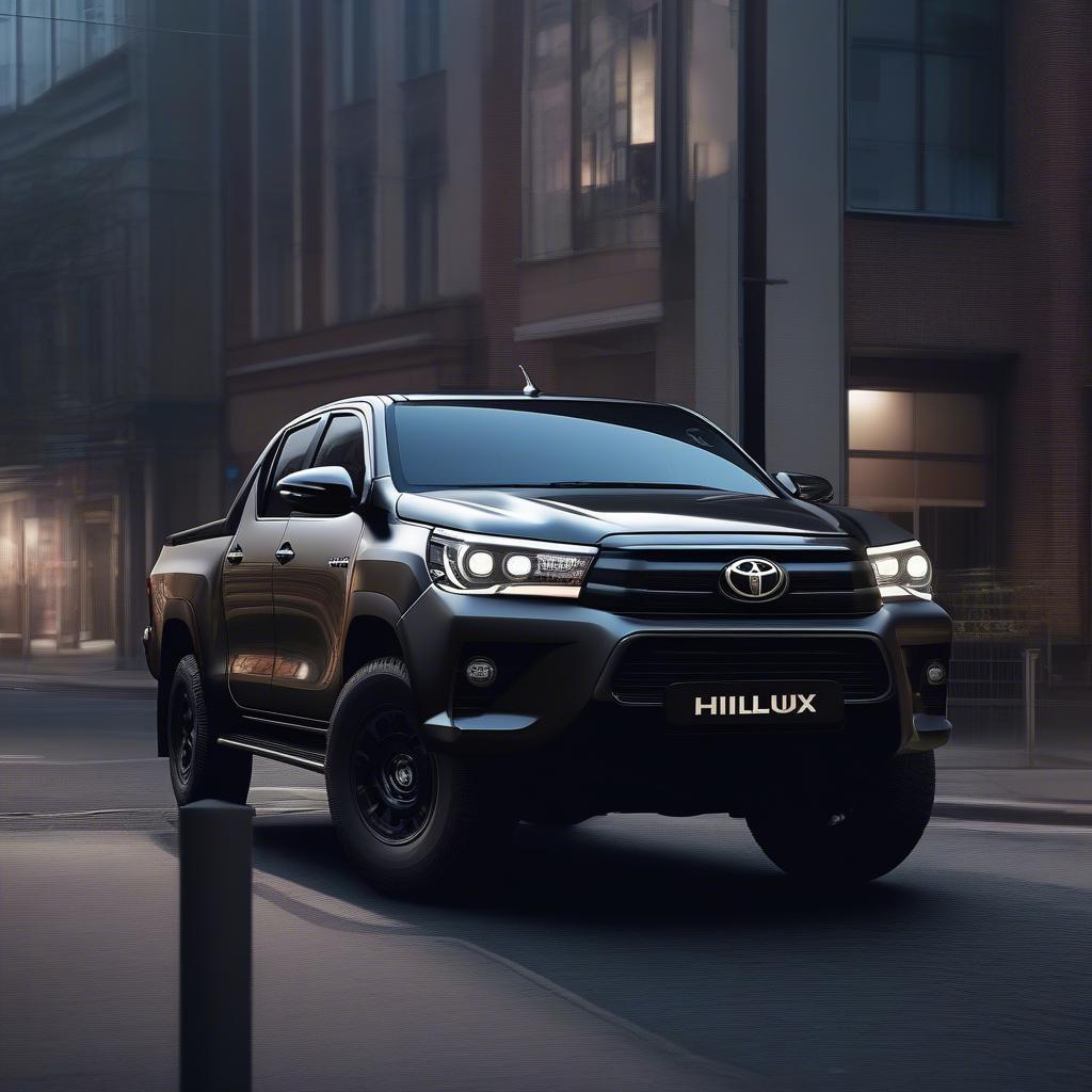 Thiết kế ngoại thất Toyota Hilux 2019 mạnh mẽ và hiện đại