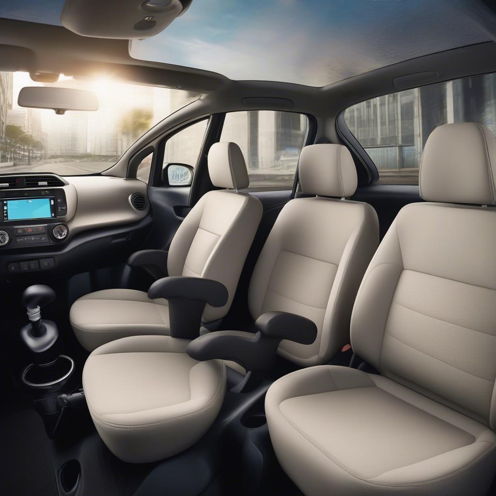 Nội thất Toyota Wigo 2019