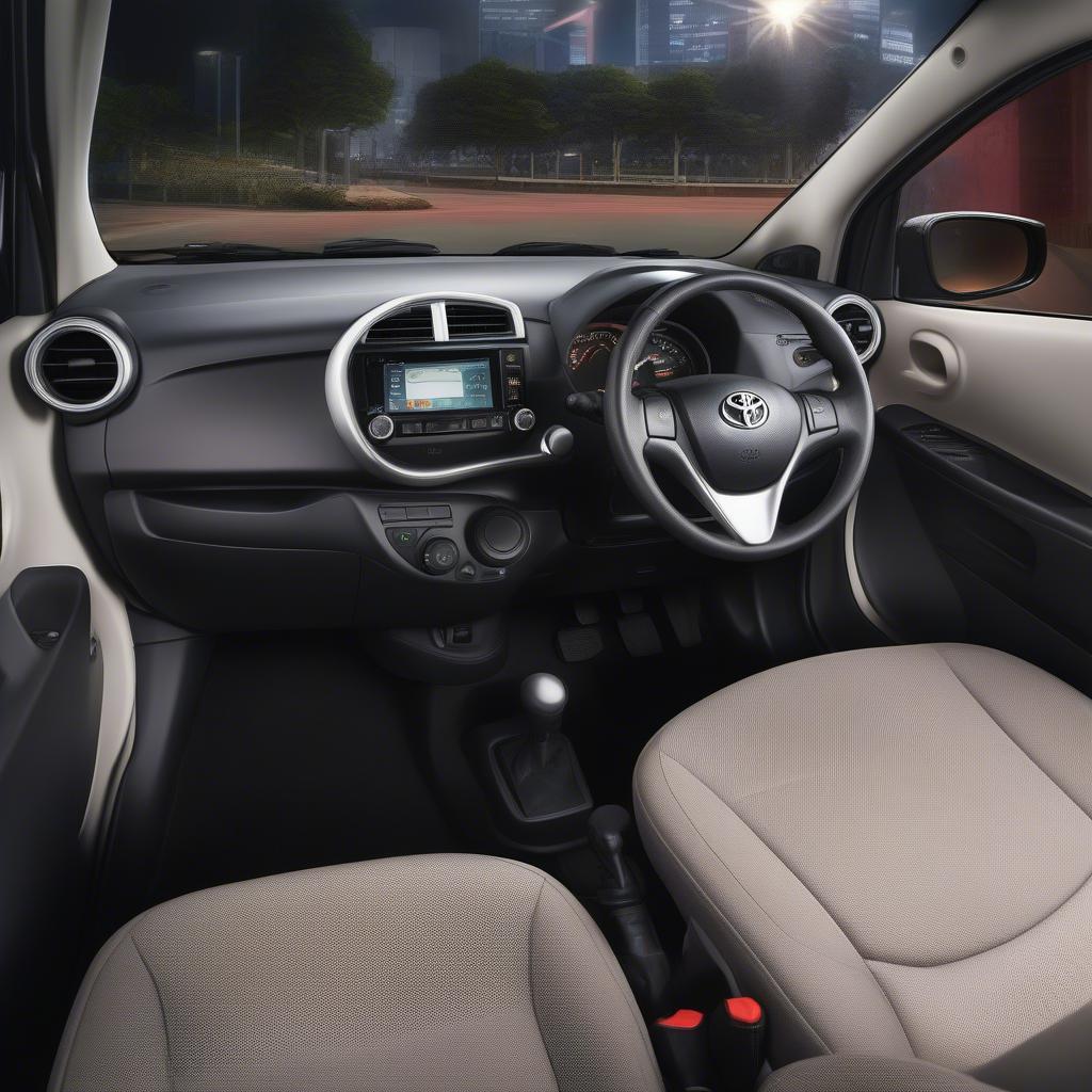 Nội thất Toyota Wigo AT