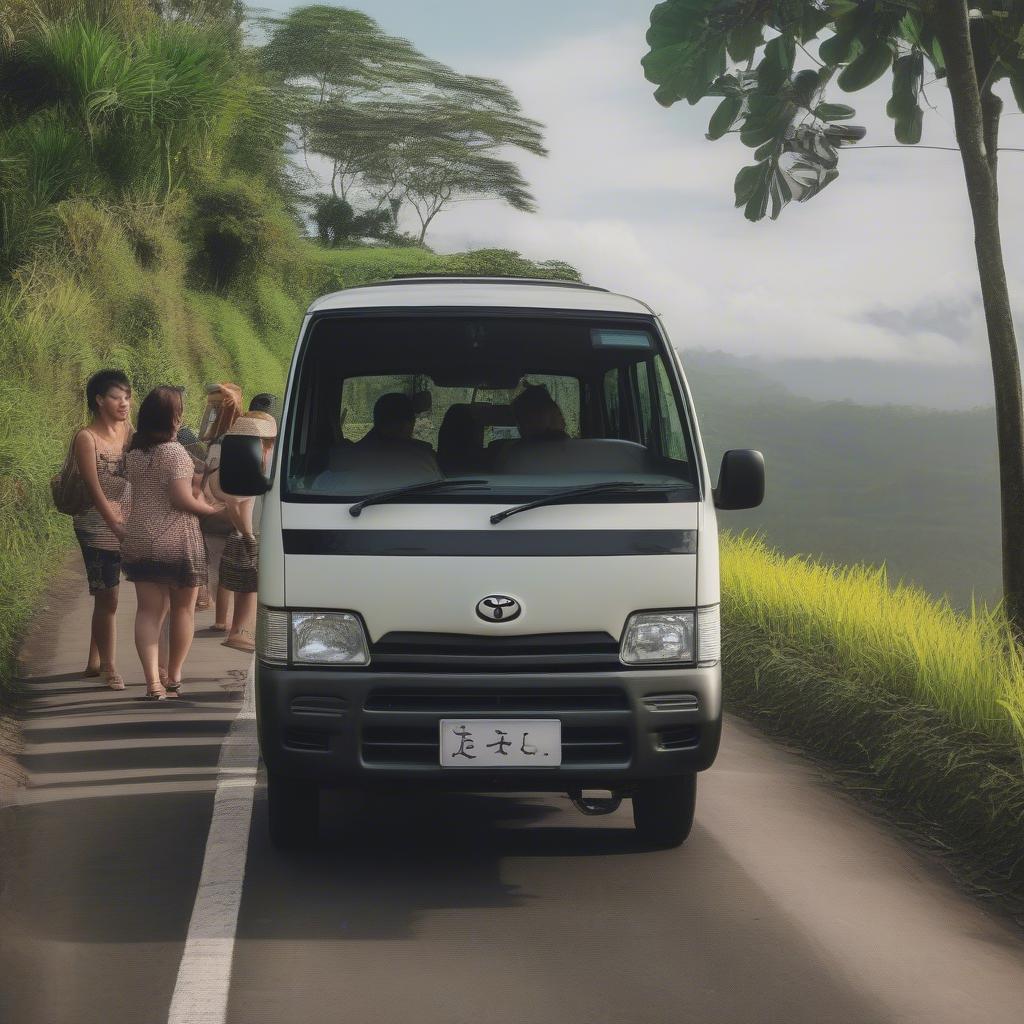 Thuê xe Hiace tại Bali cho nhóm đông người