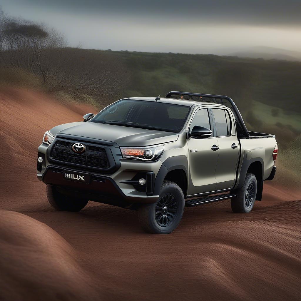 Thùng xe Hilux trên địa hình off-road