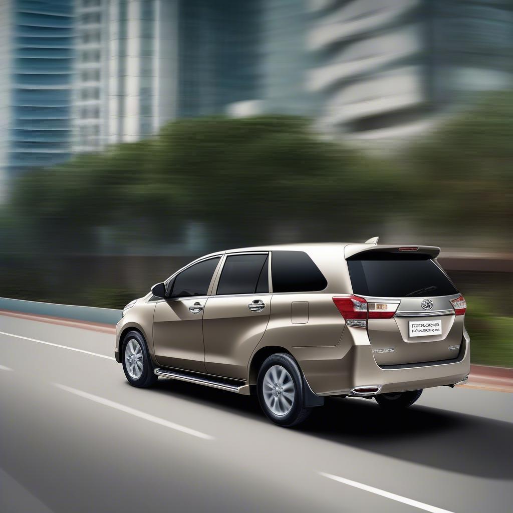 Ngoại thất hiện đại của Toyota Innova