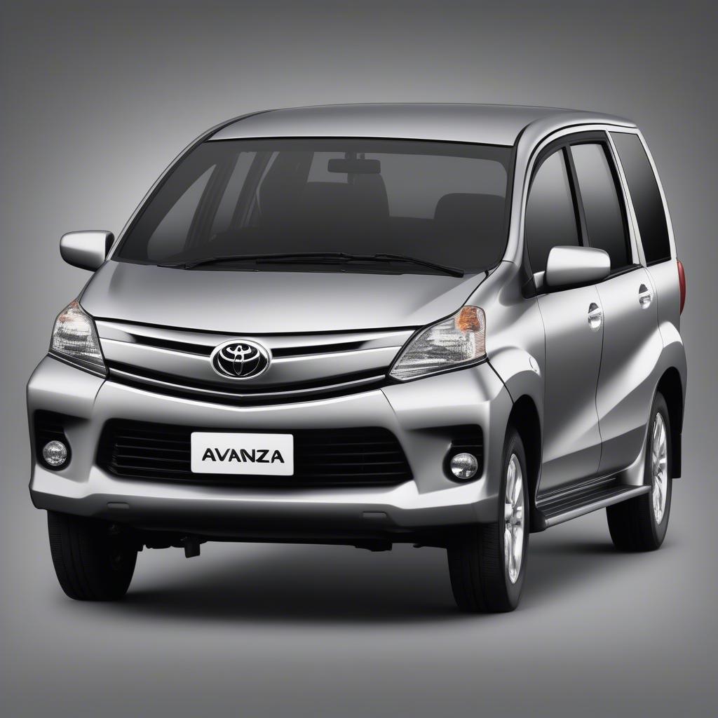 Hình ảnh Toyota Avanza với thiết kế hiện đại, nội thất rộng rãi và không gian thoải mái cho 7 người ngồi.