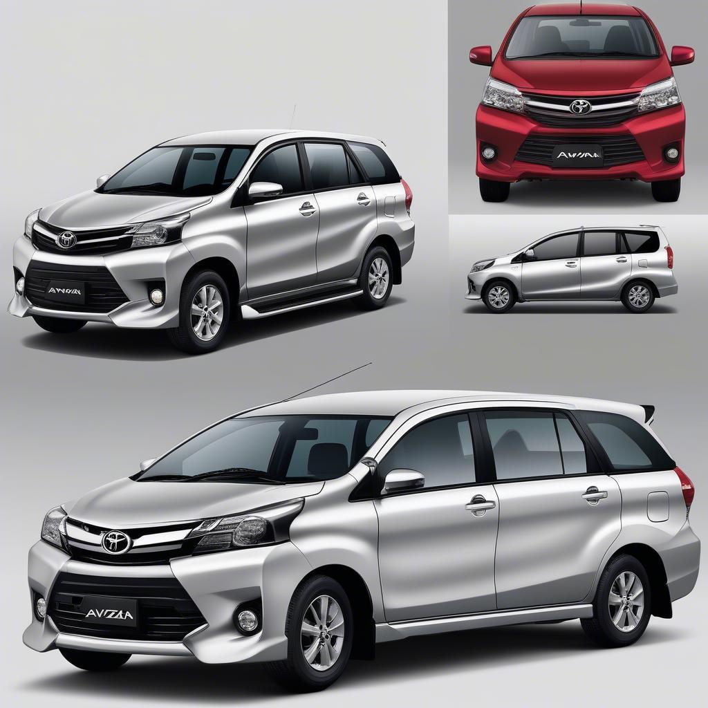 Ngoại thất hiện đại của Toyota Avanza