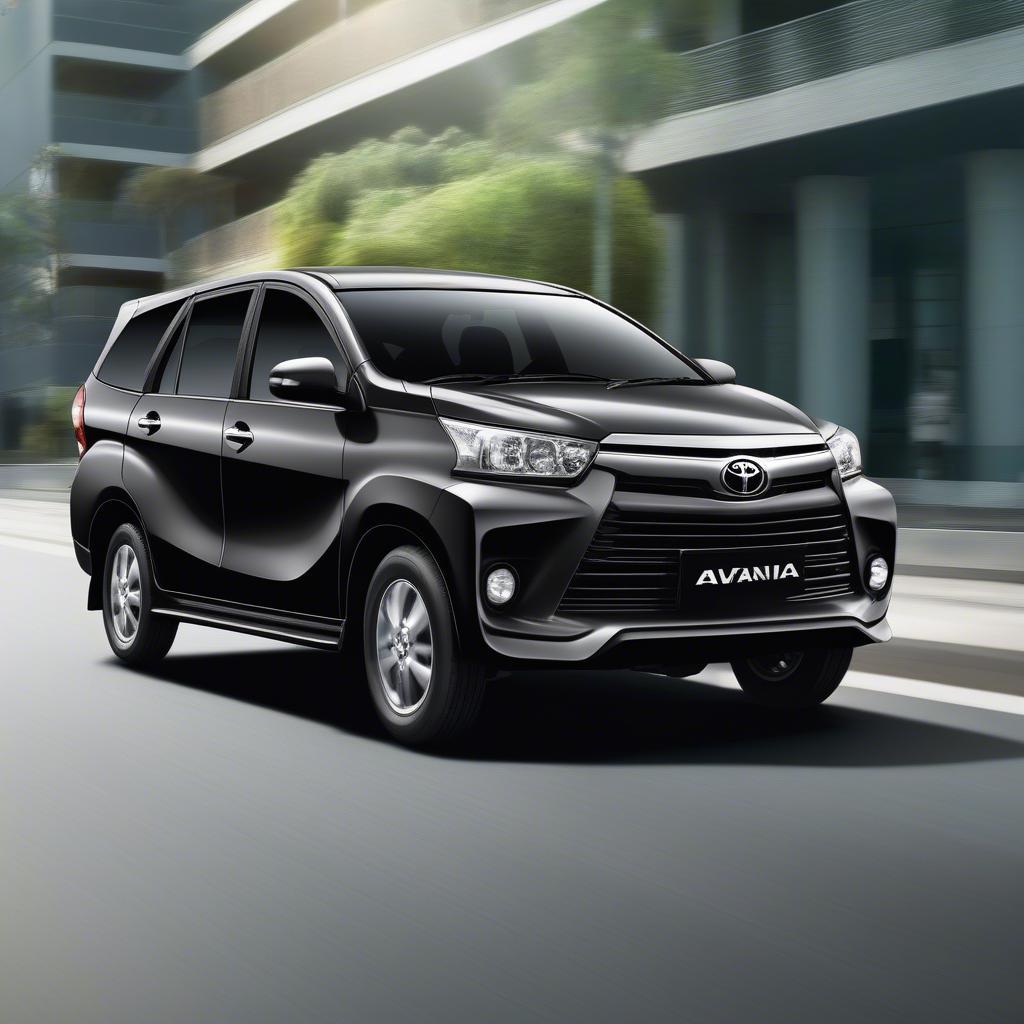 Ngoại thất hiện đại của Toyota Avanza