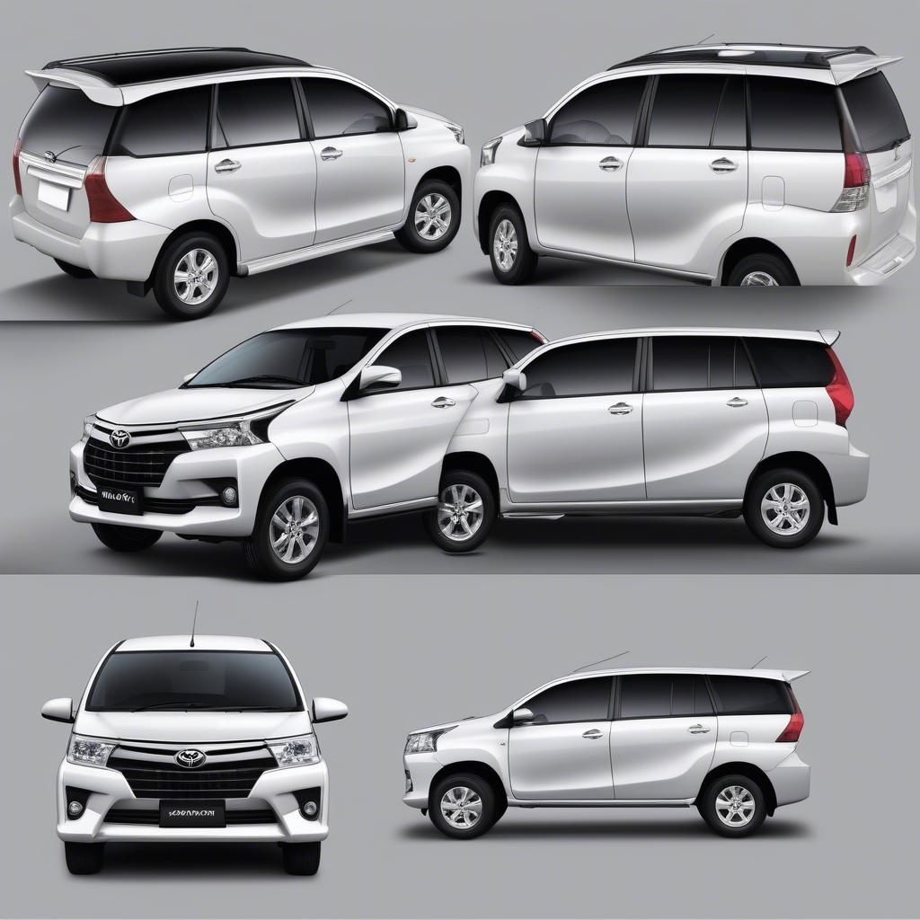 Thiết kế ngoại thất Toyota Avanza hiện đại và năng động