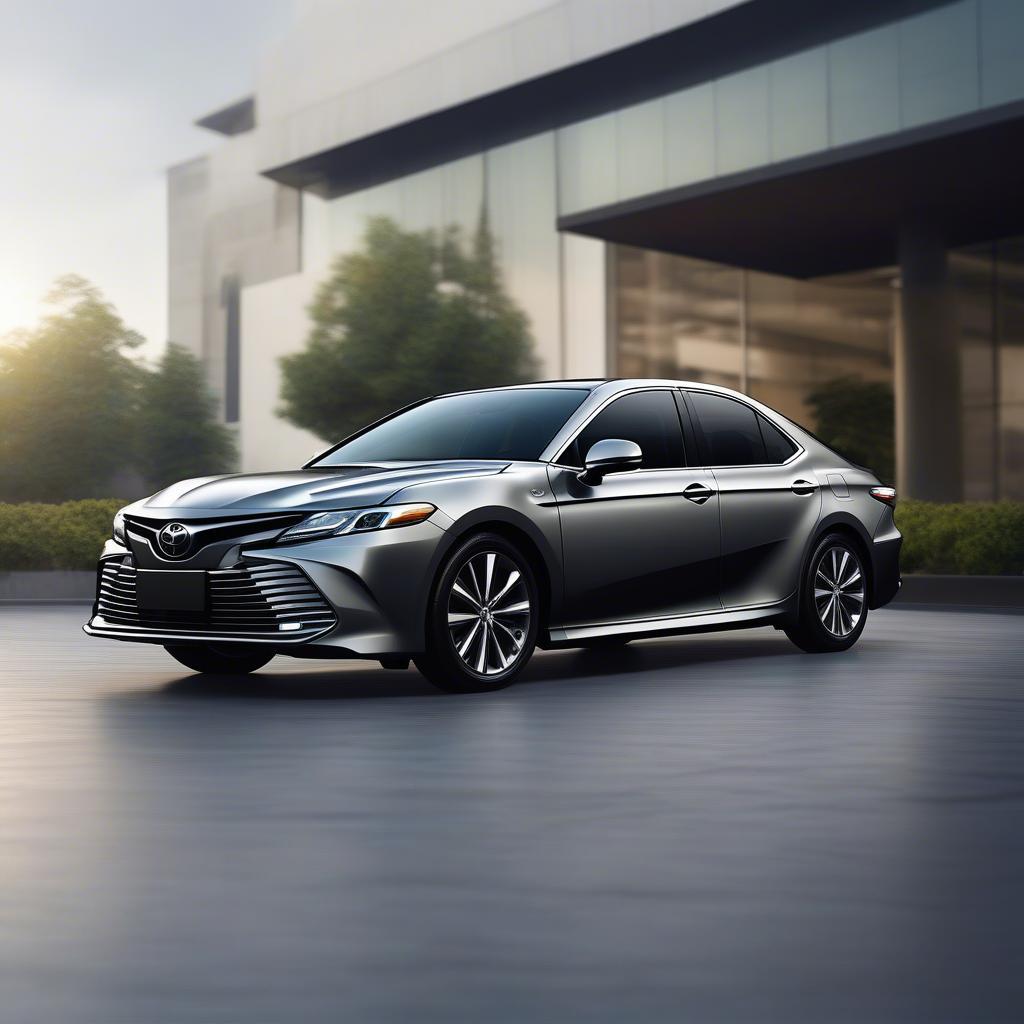 Toyota Camry E ngoại thất sang trọng và hiện đại