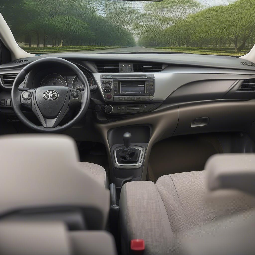 Nội thất Toyota Corolla Altis cũ