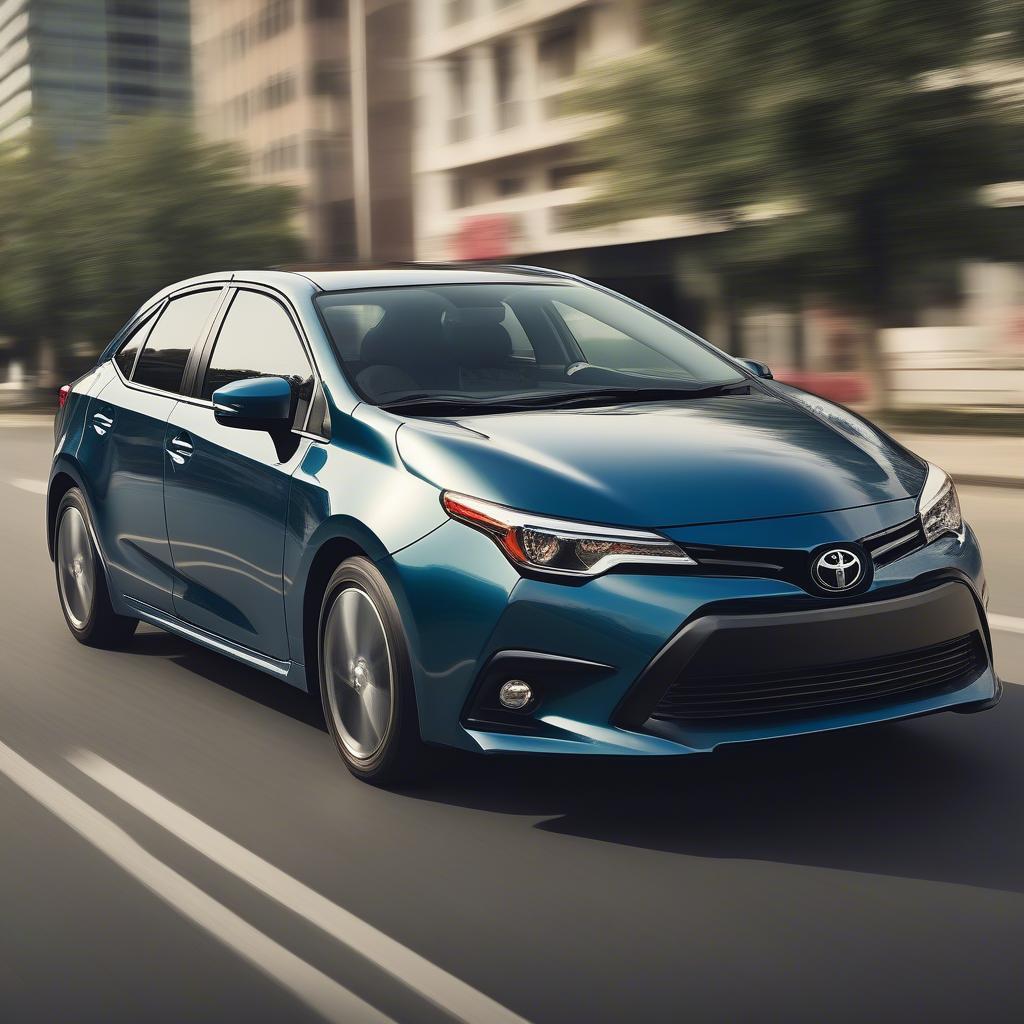 Toyota Corolla nhập Mỹ vận hành êm ái trên đường