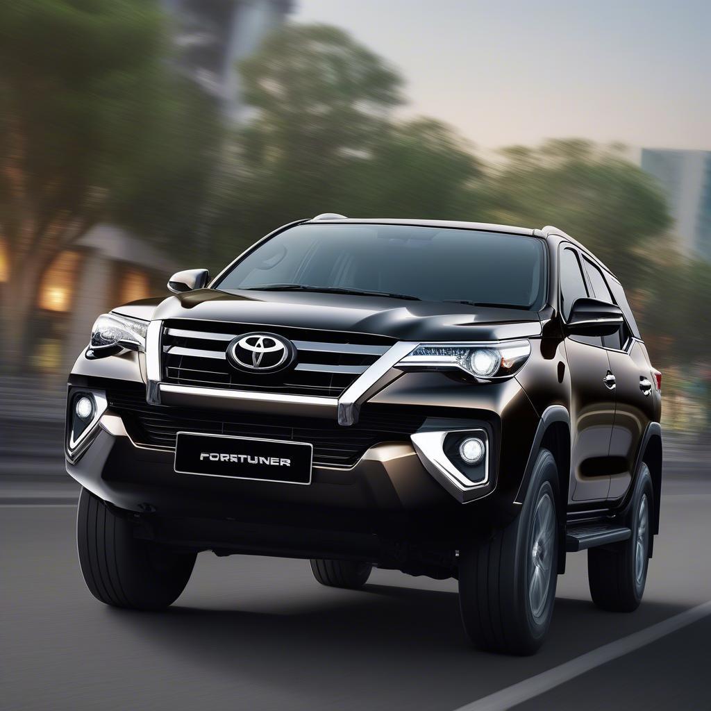 Ngoại thất Toyota Fortuner 2017 mạnh mẽ và sang trọng